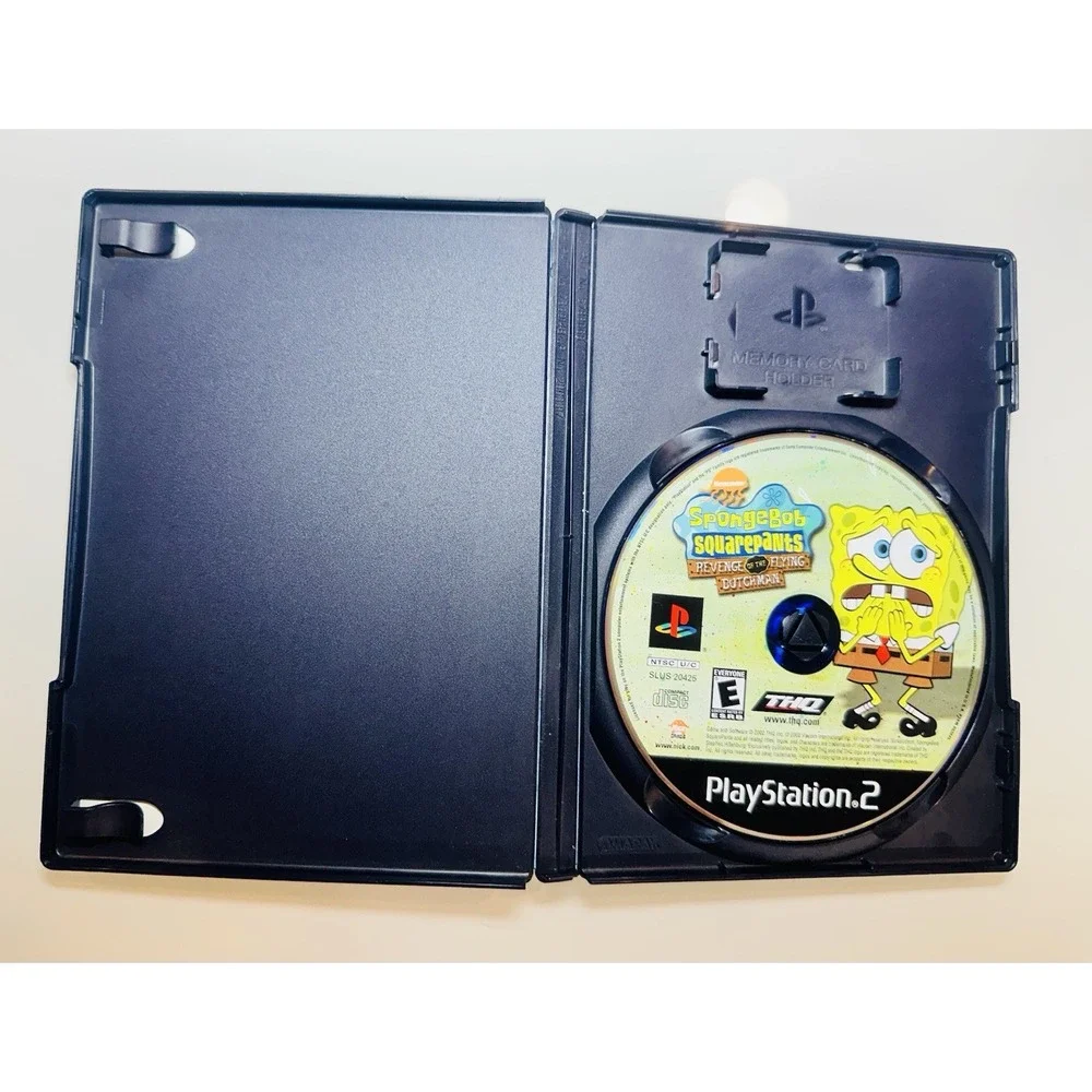 Lot 4 DVD PlayStation 2 Megaman, MVP Baseball 2004, SpongeBob, Grand Theft Auto